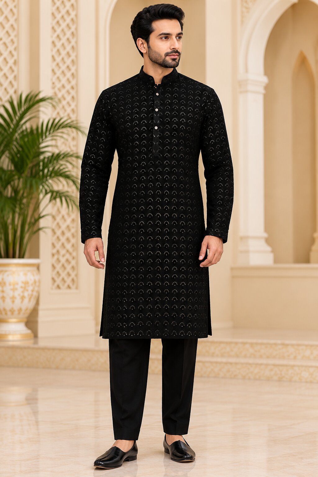 Black Kurta Pant
